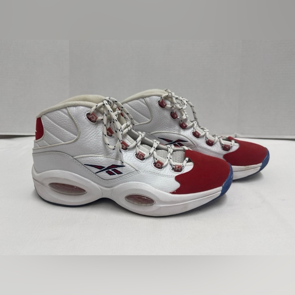 Reebok Question Mid “Red Toe 25th Anniversary” FY1018 Size 13 Iverson 2020